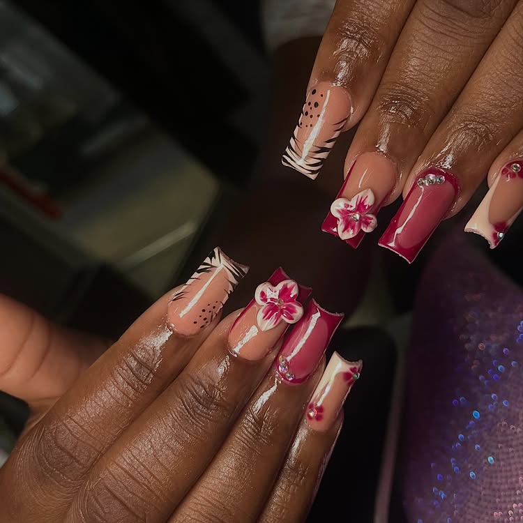 Acrylics nail set